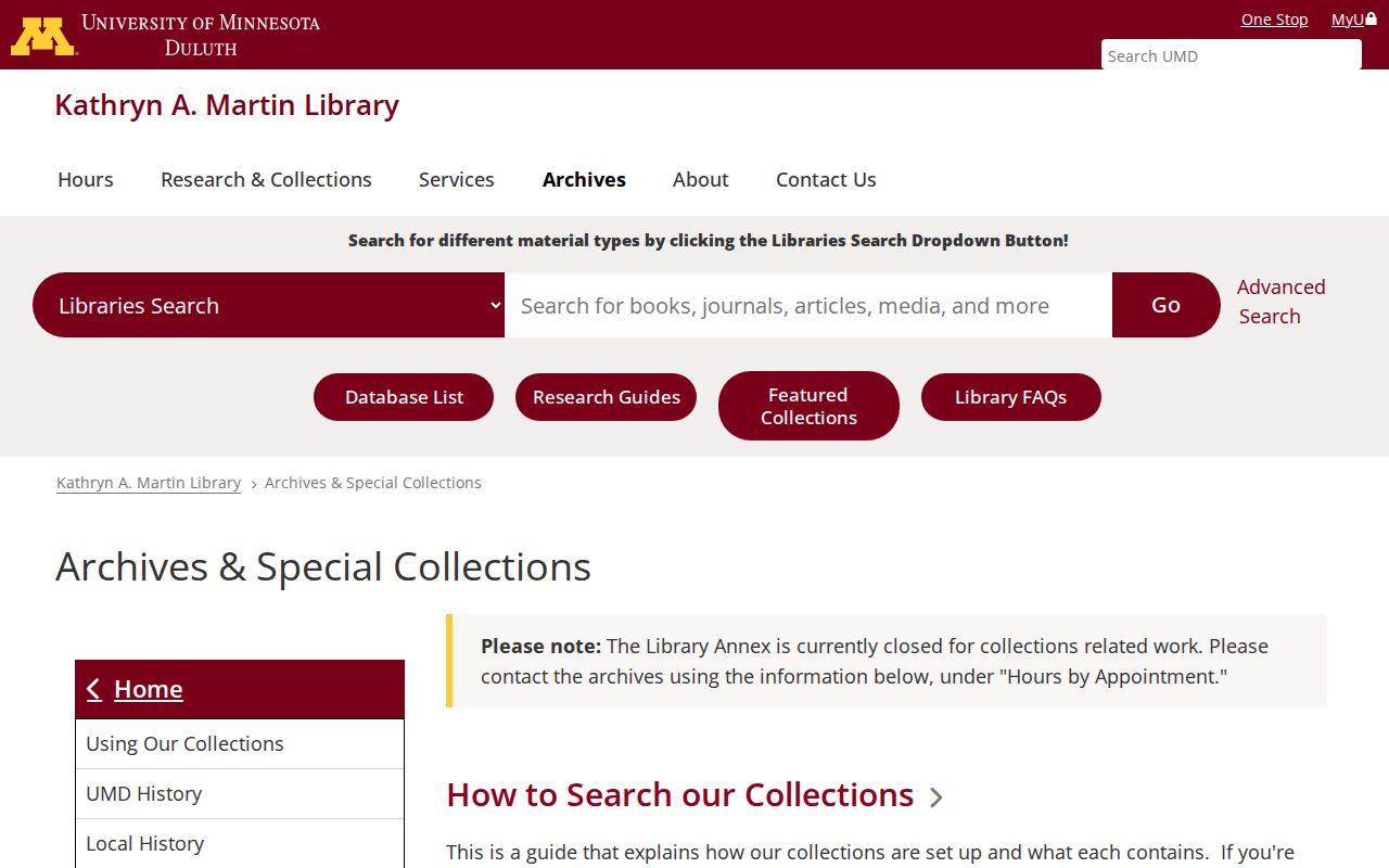 Duluth City Directory research at UMD Archives and Special Collections